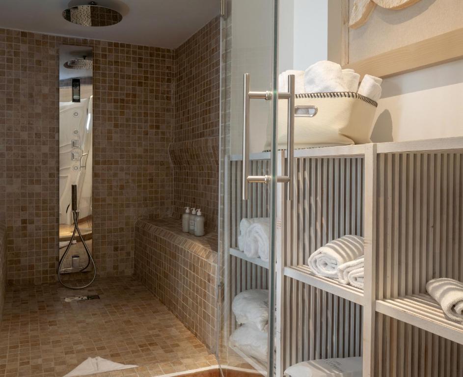 Kúpeľňa v ubytovaní Hotel Cala Caterina