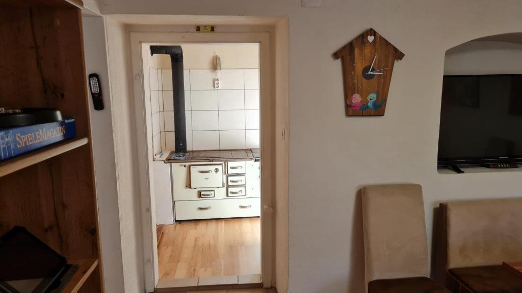 Kuchyň nebo kuchyňský kout v ubytování Urlaubsnest