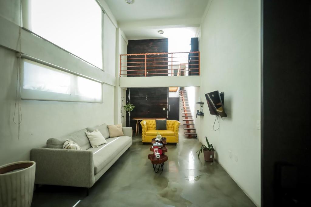 Posezení v ubytování Downtown Hostel Chetumal