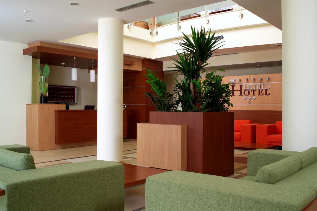 Istumisnurk majutusasutuses Hermes Hotel