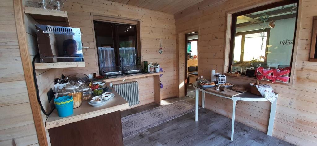 Kuchyň nebo kuchyňský kout v ubytování Haus Sieben - Singer Lydia