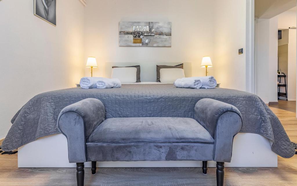 Posteľ alebo postele v izbe v ubytovaní Apartment Mar