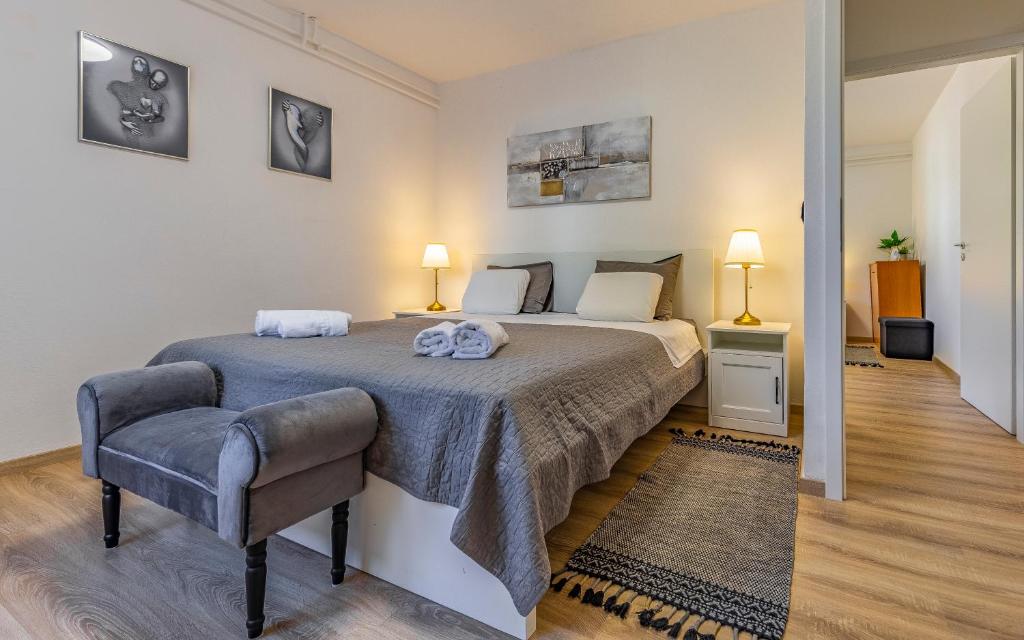 Posteľ alebo postele v izbe v ubytovaní Apartment Mar