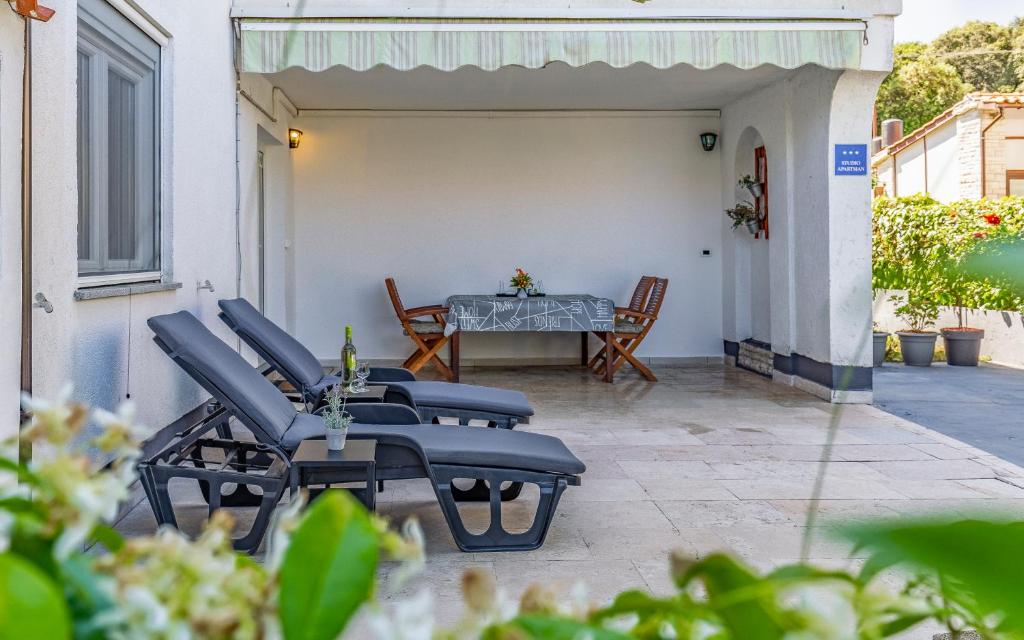 Patio alebo iná vonkajšia časť ubytovania Apartment Mar