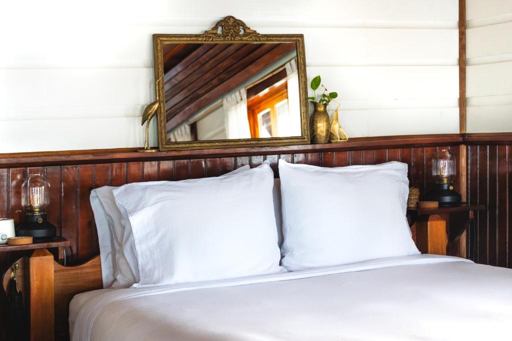Postel nebo postele na pokoji v ubytování Casa Acuario Boutique Hotel