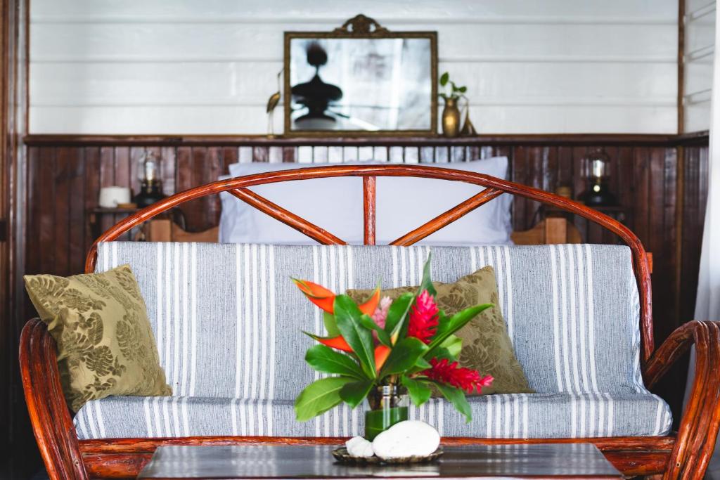Posezení v ubytování Casa Acuario Boutique Hotel