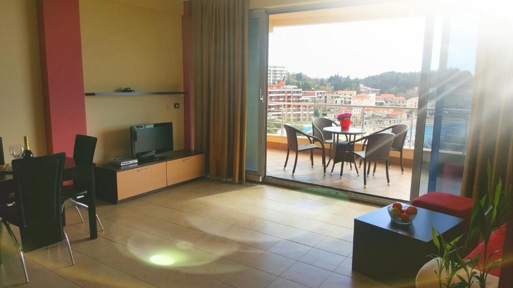 Balkón nebo terasa v ubytování Apartments Rino Lux