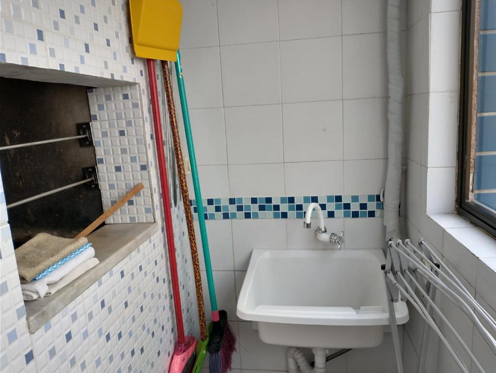 Et badeværelse på Aconchego