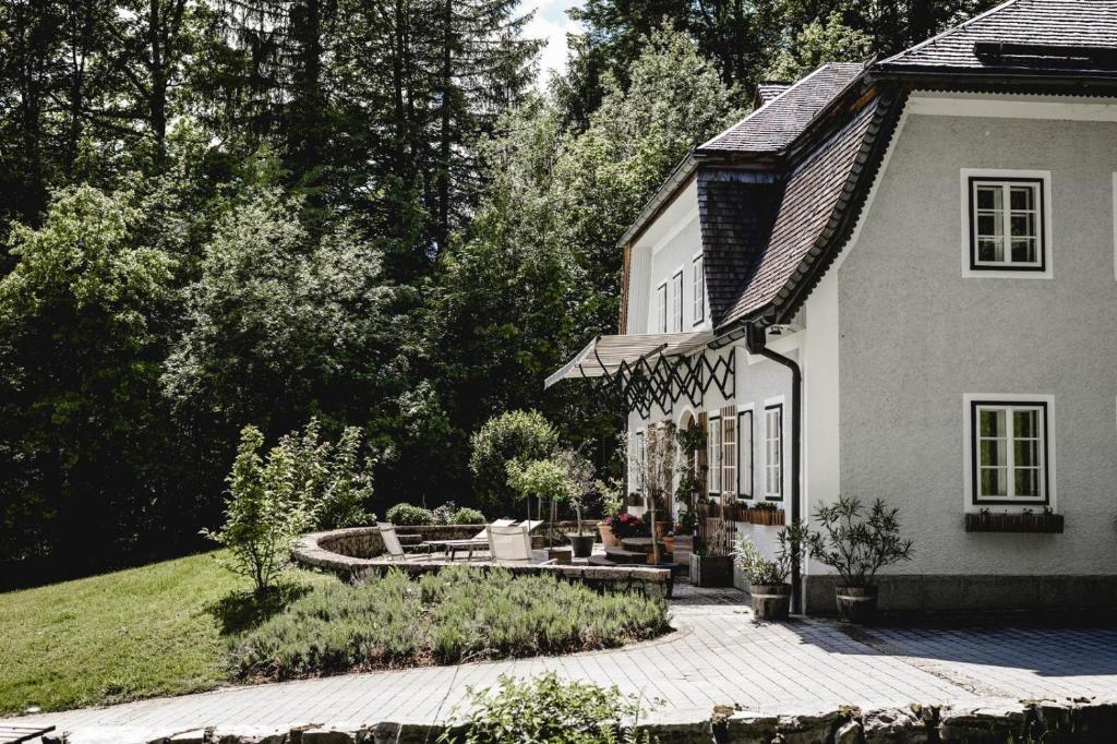 Vonkajšia záhrada v ubytovaní Waldach Villa