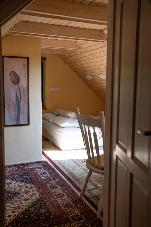 Postel nebo postele na pokoji v ubytování Guest House Vidravar