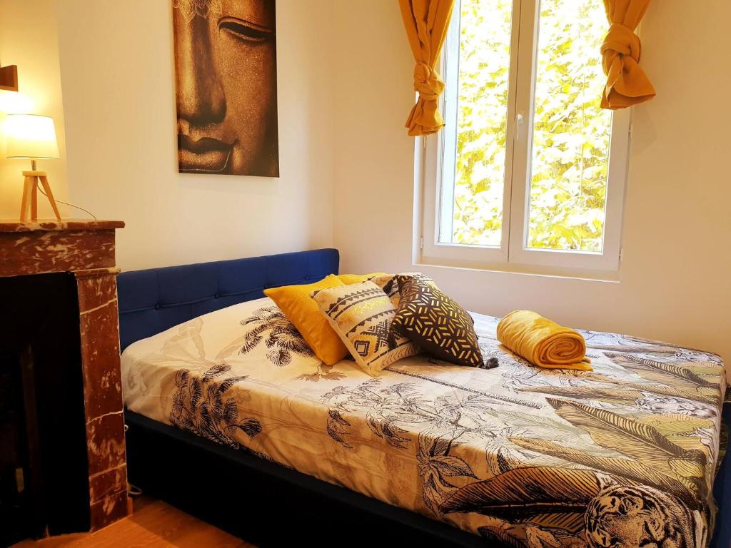 Ένα ή περισσότερα κρεβάτια σε δωμάτιο στο Sadi Carnot - 2A