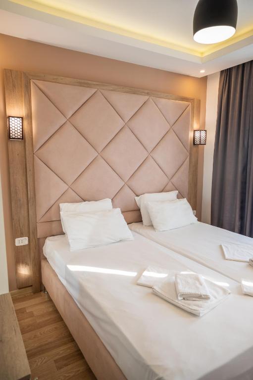 Postel nebo postele na pokoji v ubytování Hotel Evropa