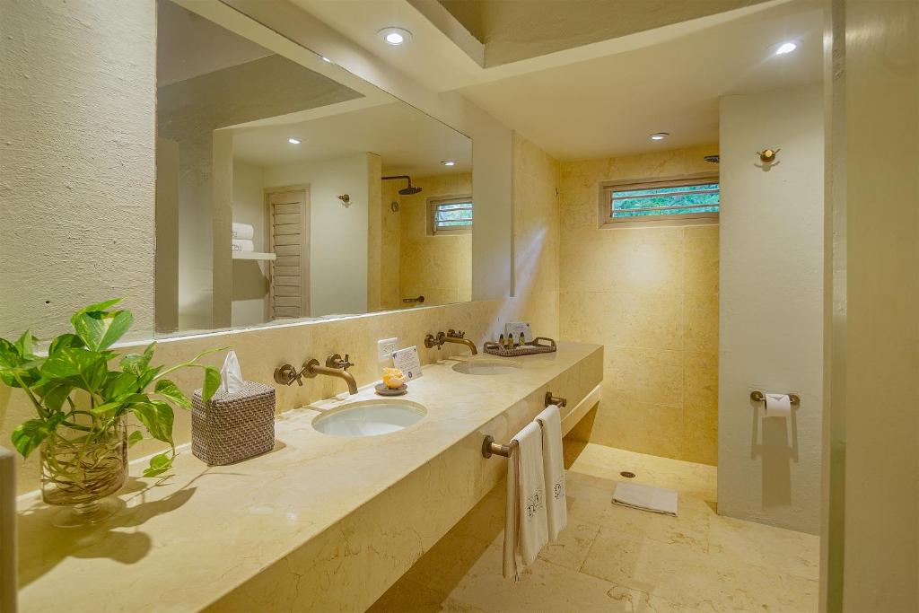 Koupelna v ubytování Hotel San Pedro de Majagua