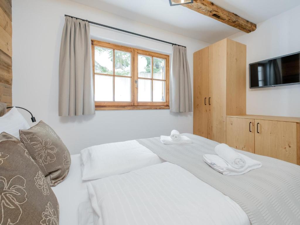 Postel nebo postele na pokoji v ubytování Chalet Petra