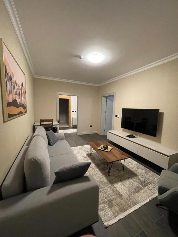 TV a/nebo společenská místnost v ubytování Apartament Koha