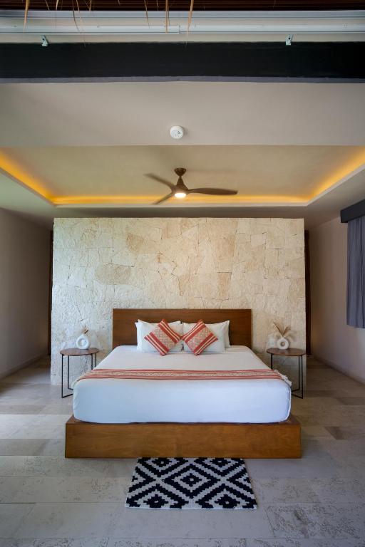 Postel nebo postele na pokoji v ubytování Khaban Bacalar Hotel Boutique