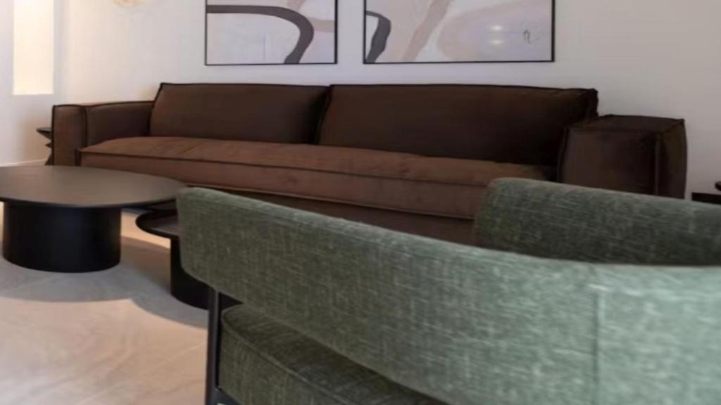 Χώρος καθιστικού στο Villa Discover in Agios Ioannis Mykonos