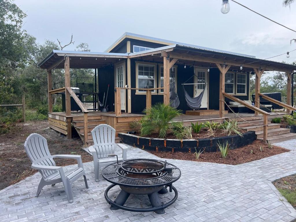 Zahrada ubytování Lake side tiny home