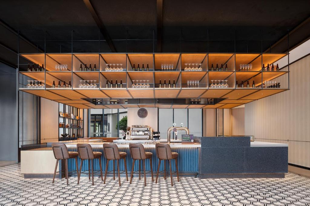Posezení v ubytování Four Points by Sheraton Suzhou Gusu