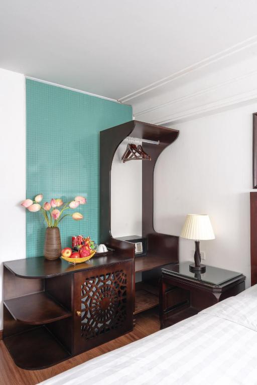 Posezení v ubytování Little Hanoi Hotel