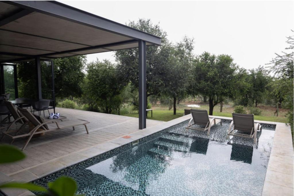 Bazén v ubytování Umoya Safari Lodge nebo v jeho okolí