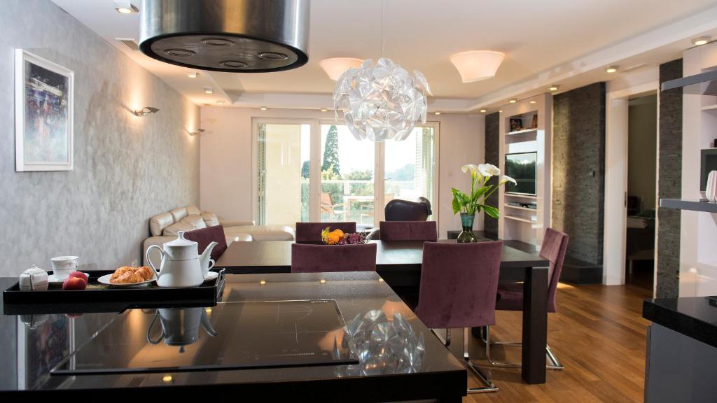 Posezení v ubytování Flowers Dubrovnik Luxury Apartments