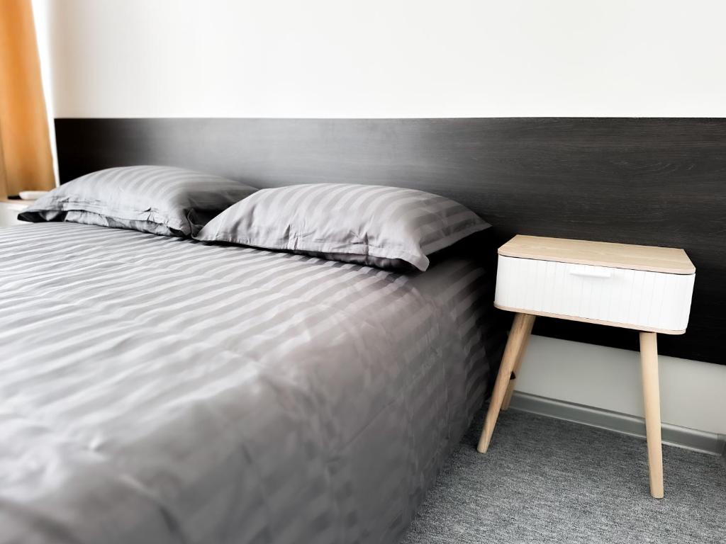 Postel nebo postele na pokoji v ubytování Kerese Beach House