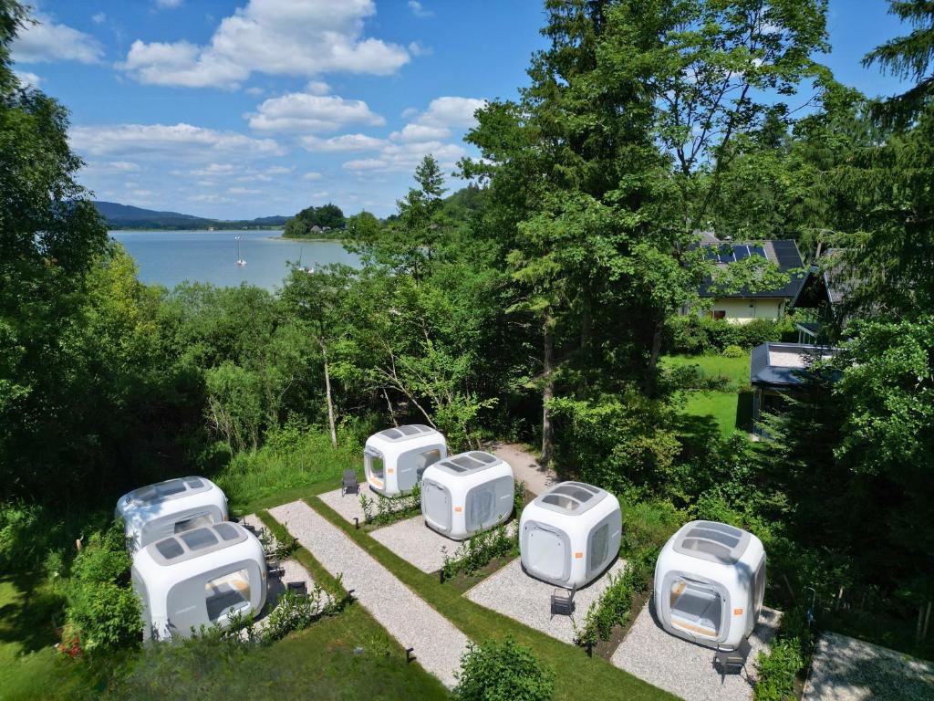 Příroda nedaleko luxury tent