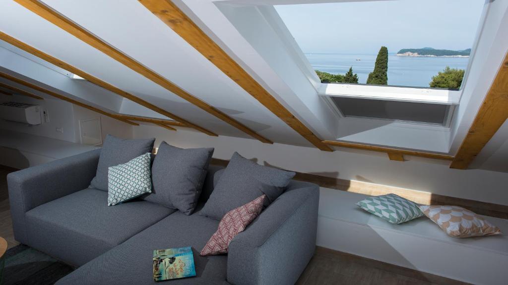 Posezení v ubytování Flowers Dubrovnik Luxury Apartments