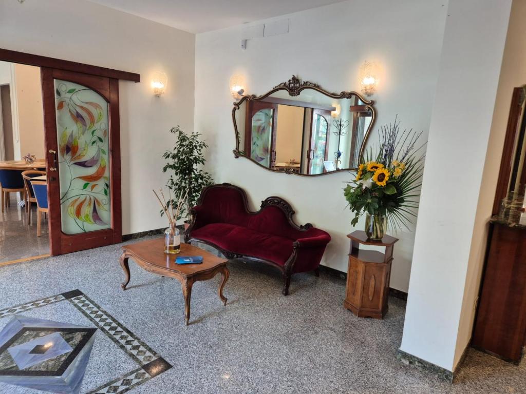 Posezení v ubytování Phi Hotel Ambra