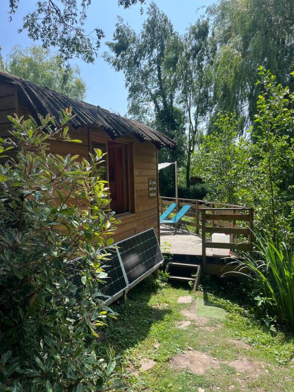 Zahrada ubytování Cabane en thierache