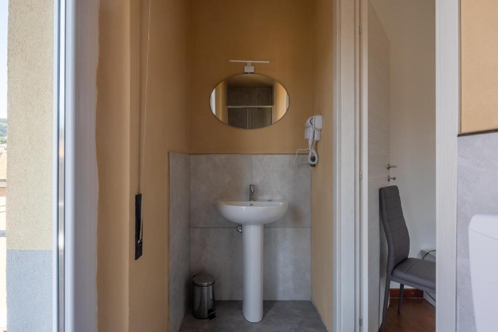 Koupelna v ubytování Il Cinquecento Suites