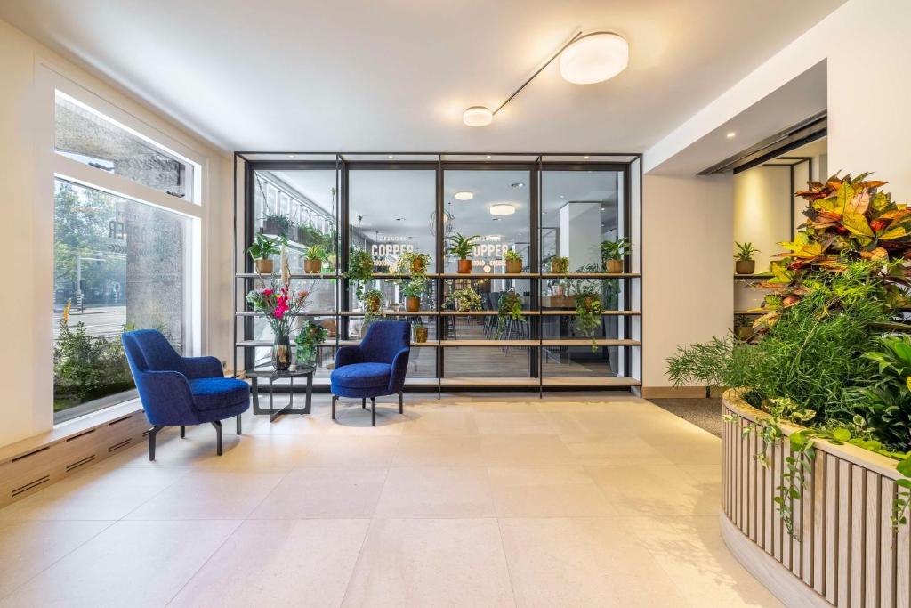 Zahrada ubytování NH Amsterdam Leidseplein
