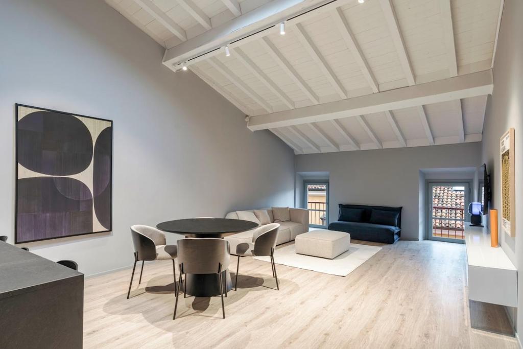Χώρος καθιστικού στο Residenza 56 - Brescia City - by HOST4U