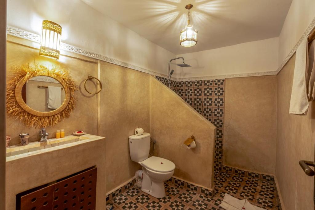 Koupelna v ubytování Riad Mokha Mokha & Spa