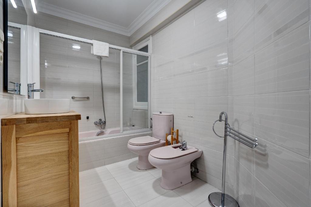 Koupelna v ubytování Apartamento Ulia by SanSe Holidays