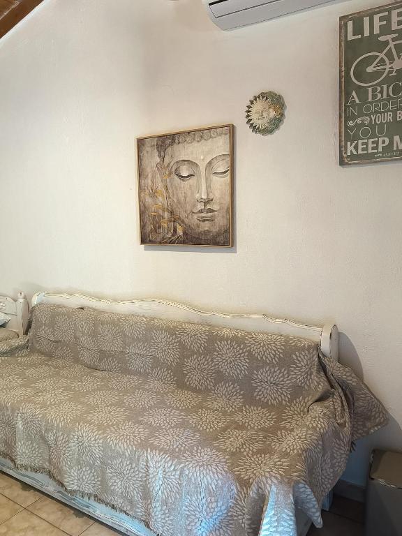 Postel nebo postele na pokoji v ubytování Villa Amy