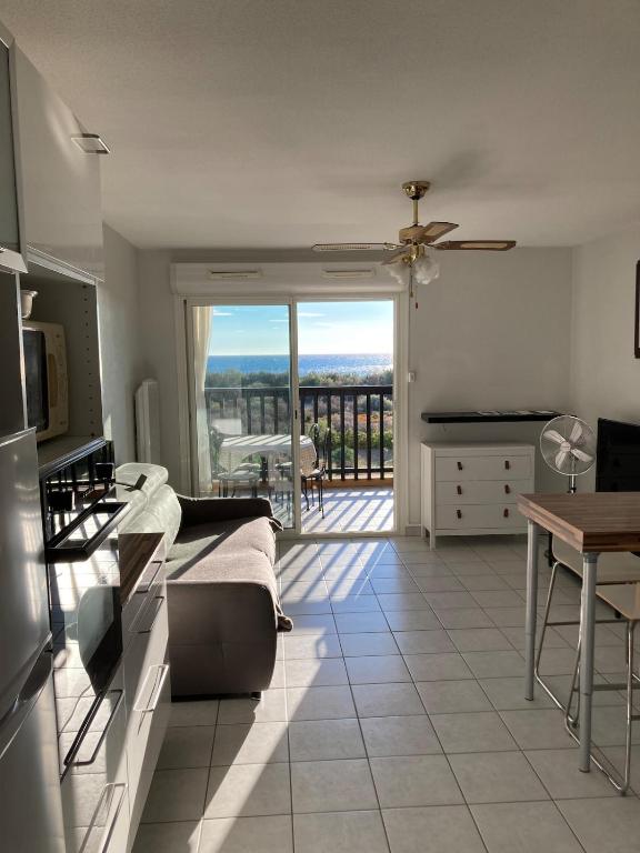 Photo de la galerie de l'établissement Appartement à Saint Cyprien les pieds dans l'eau Vue Mer Piscine, à Saint Cyprien Plage
