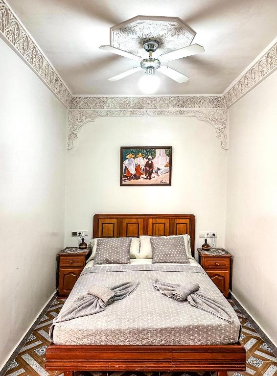 Llit o llits en una habitació de Riad Larache