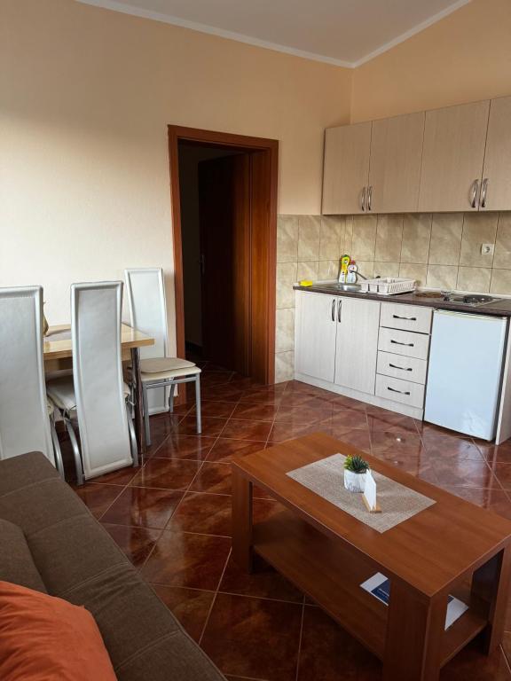 Kuchyň nebo kuchyňský kout v ubytování Apartmani Stanisic