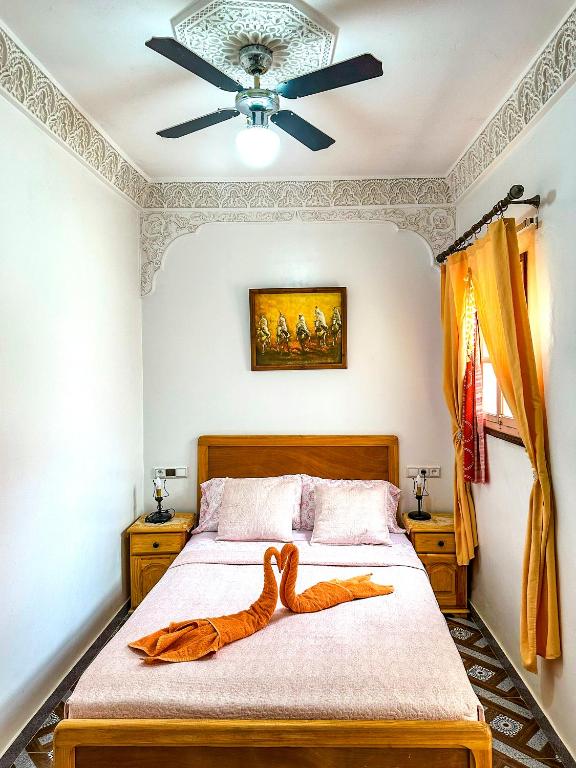 Llit o llits en una habitació de Riad Larache