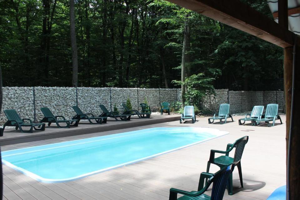 Bazén v ubytování Hotel Doi Haiduci nebo v jeho okolí