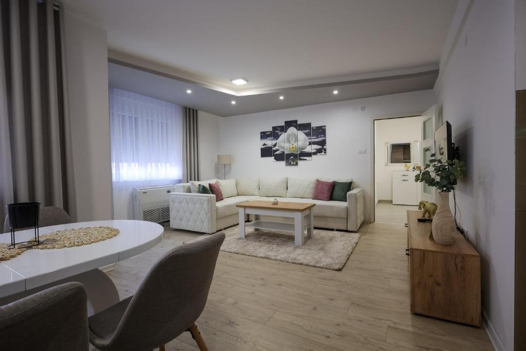 Posezení v ubytování Apartmani Lepojevic