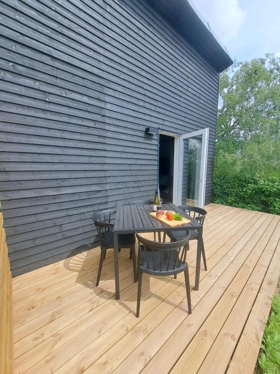 Balkón nebo terasa v ubytování Motel Glyngøre