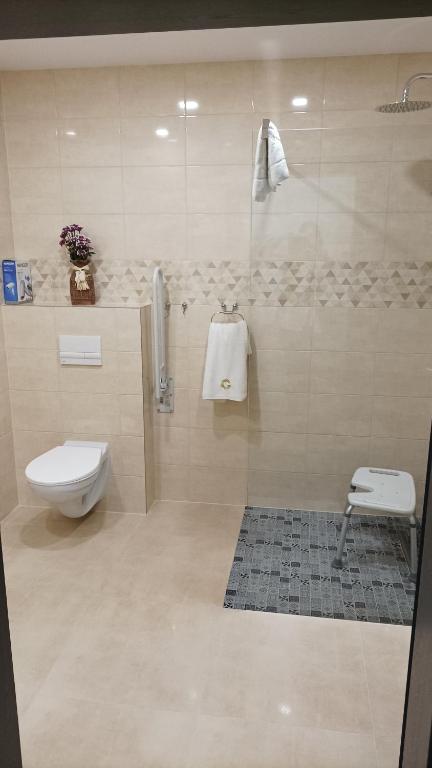 Koupelna v ubytování GÓL CENTRUM RESORT