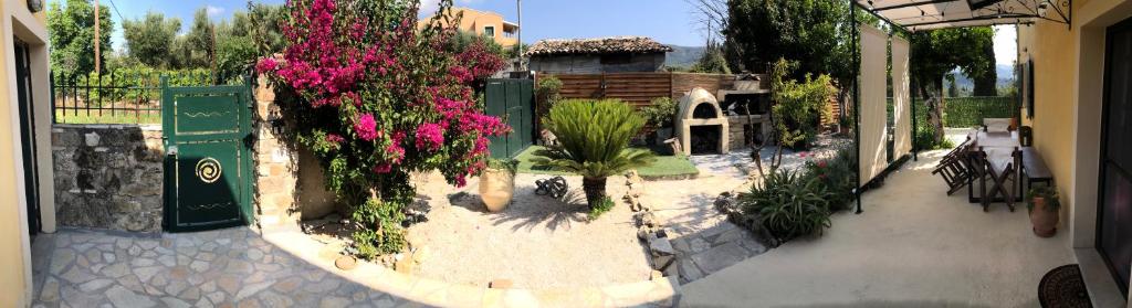 A garden outside Napoleon's family country house