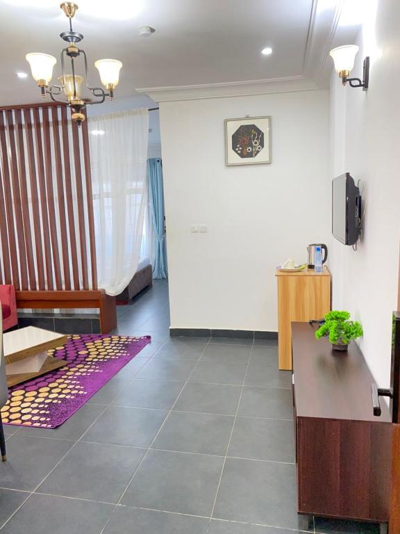 TV a/nebo společenská místnost v ubytování COFE Hotel Groupe