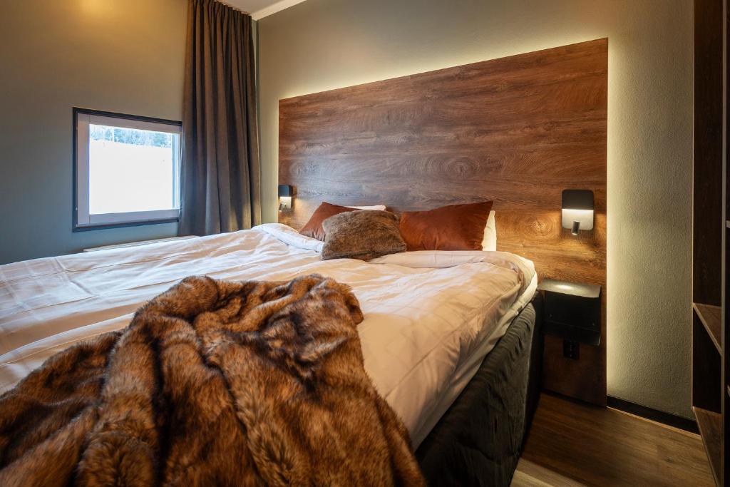 Postel nebo postele na pokoji v ubytování Skistar Lodge Lindvallen