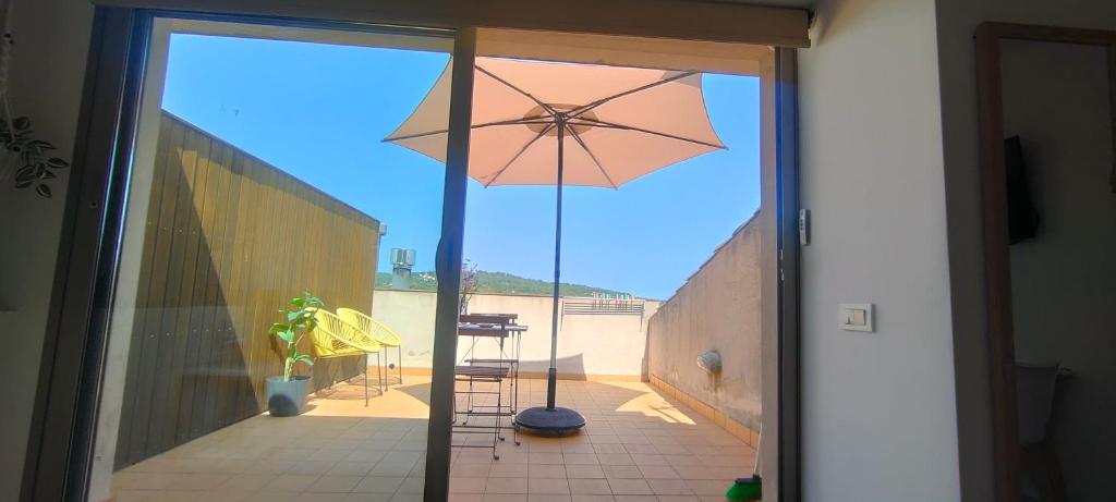 Patio nebo venkovní prostory v ubytování Apartamento Loft Mar&Pol