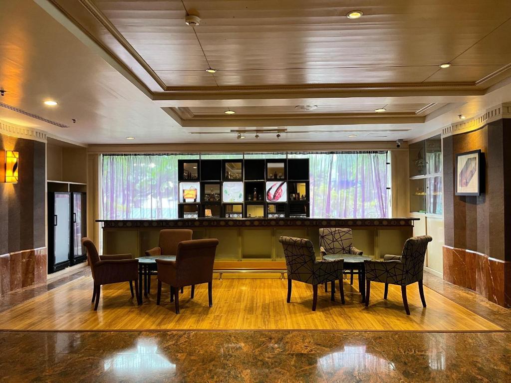 TV a/nebo společenská místnost v ubytování Hotel Shangri-la Kota Kinabalu